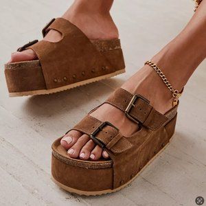 Intentionally Blank, COOPER-2 Platform sandals